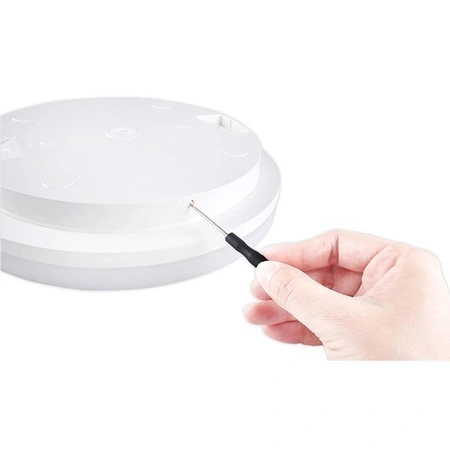 Stropní LED svítidlo do koupelny Povrchová montáž 18W 1880lm 4000K Neutrální se senzorem pohybu Kulatá bílá IP54 Minos Masterled