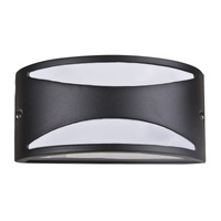 Zahradní lampa LED nástěnná lampa MANHATTAN E27 IP54 půlkruhová bílá a černá RABALUX
