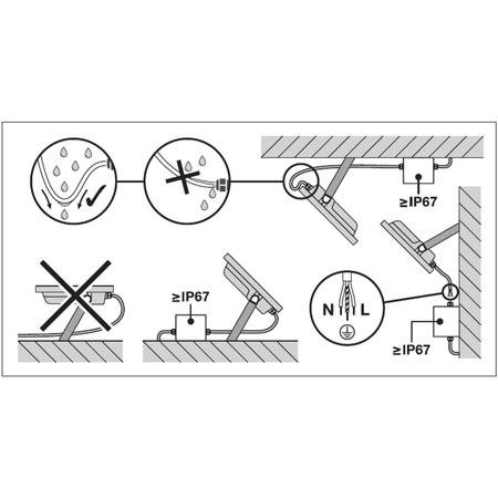 LED reflektor 80W 10000lm 6500K IP65 černý LEDVANCE reflektor