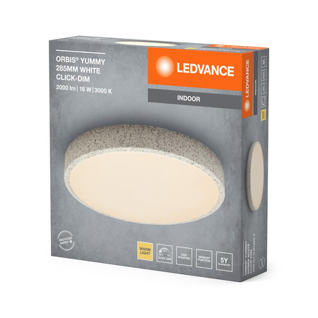 Plafond LED stropní světlo 16W 1000lm 3000K teplá stmívatelná bílá 28cm Orbis Ledvance