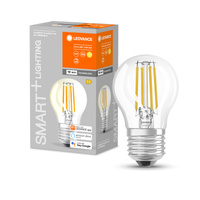 E27 P40 LED žárovka 4W = 40W 2700K Teplá bílá 470lm 300° LEDVANCE SMART+ WIFI vlákno Stmívatelné