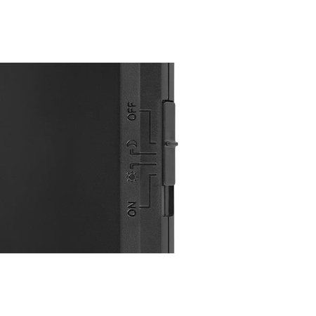 LED dobíjecí lampa 1W 170lm 3000/4000/6500K CCT 180° se senzorem pohybu Stmívatelná černá Wolf Masterled