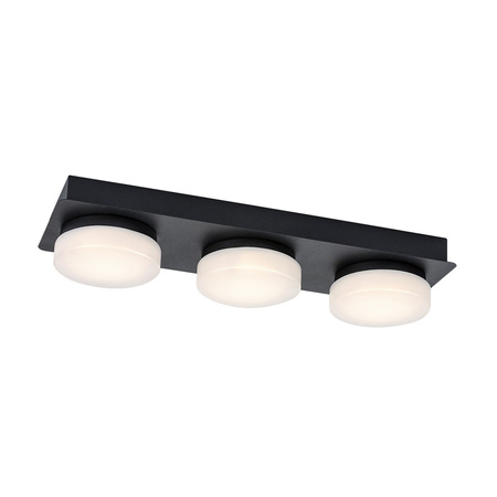 Stropní svítidlo LED 18W 1700lm 4000K černá IP44 Moderní svítidlo Attichus Rabalux
