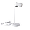 Stolní stolní lampa Školní kancelářská noční lampa Nastavitelná GU10 Bílá Evalo Kanlux