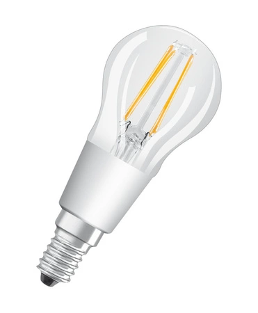 E14 P45 LED žárovka 4.5W = 40W 470lm 2700K Teplá bílá 300° OSRAM Superstar Filament Stmívatelné