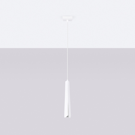 PRYSM 1 G9 Bílá skandinávská stropní závěsná lampa SOLLUX