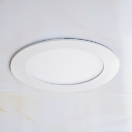 3x MIRO LED kruhové vestavné svítidlo. Bílé 6W 400lm 3000K GOLDLUX (Polux)