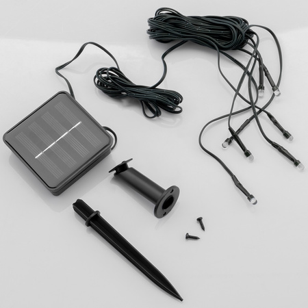 LED Solární řetěz, 7x LED Ozdobné Bodové Světla ORNIS LUMILED