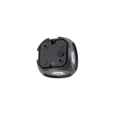 Zahradní lampa Nástěnná lampa PATRAS LED 9115 IP54 4x1W 3000K Černá Nowodvorski