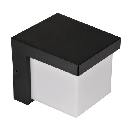 Venkovní nástěnné fasádní svítidlo LED 4000K Square Black