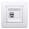 Počítačová zásuvka RJ45 Cat. 5e STP s rámem. bílá SCHNEIDER ASFORA