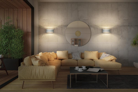 Dekorativní nástěnné svítidlo Nástěnná povrchová montáž E27 Bílá Dekor Ledvance