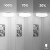 Plafond LED světlo pro povrchovou montáž SALUS2 72W IP44 CCT White Round 50cm + LUMILED PILOT