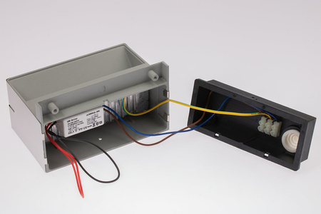 LED zahradní lampa Osvětlené domovní číslo DVEŘE Nástěnné svítidlo 6W IP54 Silver Volteno