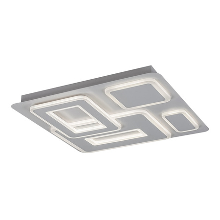 Plafond LED stropní světlo pro povrchovou montáž 56W 2393lm 2700-5500K CCT stmívatelné dálkové ovládání bílé moderní Montelle Rabalux