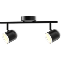 Stropní/nástěnné svítidlo nastavitelné 8.4W LED RAWI 2 černá 3000K GOLDLUX (Polux)