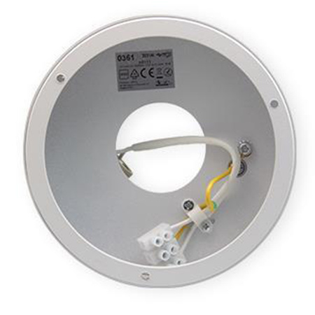 Halogenový reflektorový bodový reflektor GU10 s povrchovou montáží, kulatý, pohyblivý, bílý Masterled