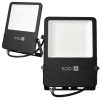 Venkovní LED reflektor Zahrada 50W 6500lm 4000K Neutrální 120° IP65 IK06 Černá Seul Kobi