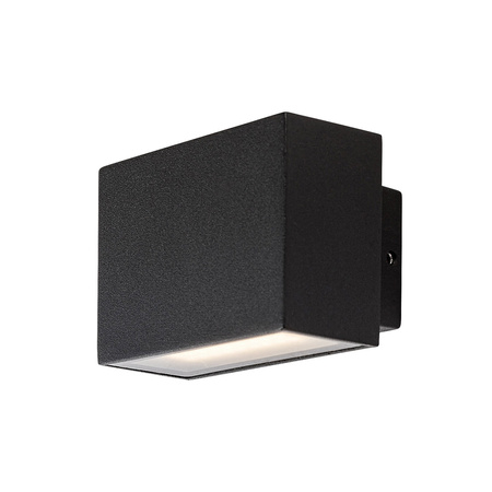 Venkovní zahradní lampa LED fasádní nástěnná lampa 7W 430lm 4000K IP54 černá Moderní Mataro Rabalux