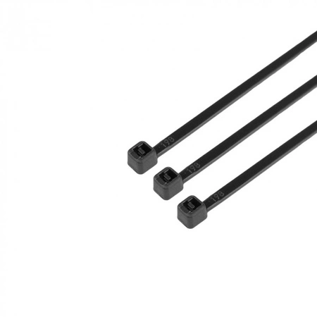 Kabelové stahovací pásky 2,5x150 mm černé UV TRIPPERS PREMIUM OKP-25150B .MORE 100 ks.