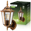 Zahradní nástěnná lampa lucerna E27, Patina BELLIS LUMILED