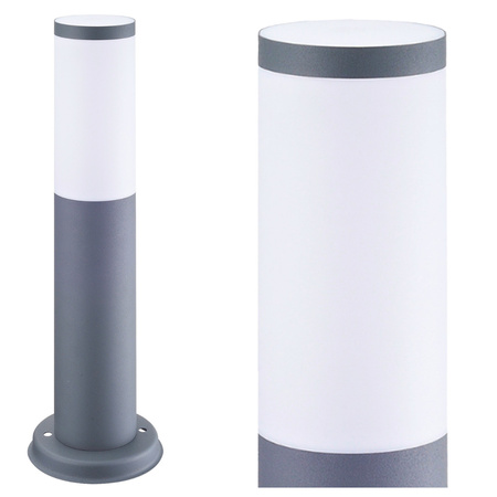 Zahradní lampa LED E27 OSLO TUBA GOLDLUX (Polux) LOW GRAY 45cm