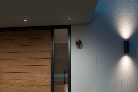 Venkovní kamera Bezpečná kabelová černá Noční vidění IP65 PHILIPS HUE WIFI Zigbee