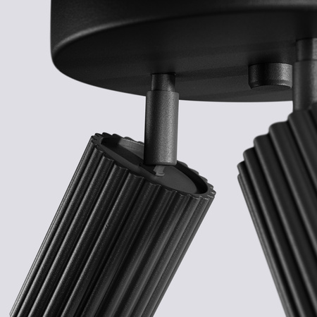 Stropní svítidlo Plafond Tuba Spot 3x GU10 Black Carbon Deep Space SL.1582 Sollux