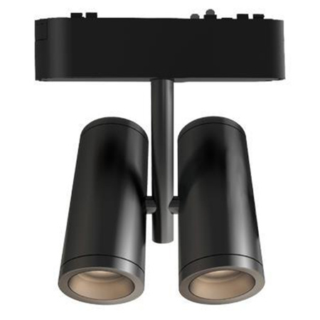 LED reflektor pro magnetické zavěšení s dvojitým nastavením 16W 1280lm 4000K neutrální CRI90 36° 48V černý Luxo Masterled