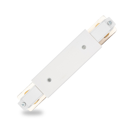 1F KOLEJNICOVÝ KONEKTOR PŘÍMÝ S NAPÁJECÍM ZDROJEM BÍLE PODSVÍCENÝ