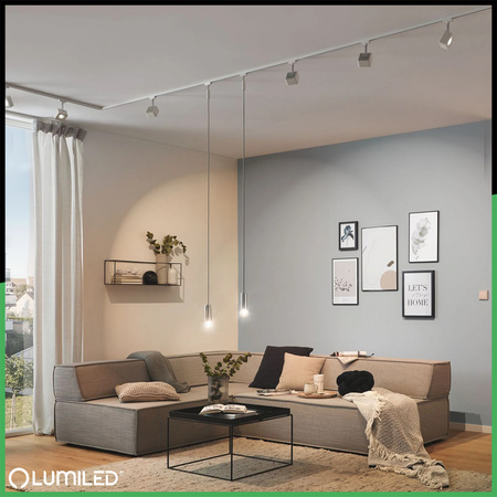 Přímý Spojka pro Jednofázové Kolejnicové Profilové Systémy Kolejnicové Svítidla Bílá LUMILED