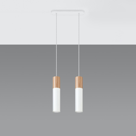 PABLO LED závěsné stropní svítidlo 2xGU10 White SOLLUX