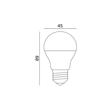 LED žárovka E14 Ball 9W 806lm 6500K Cold 180° LED2B Kobi