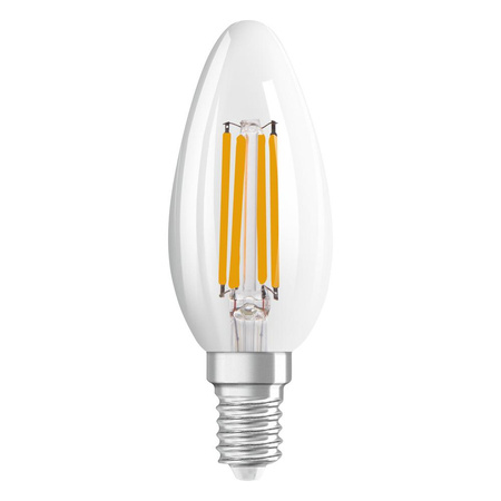 LED žárovka E14 B40 4W = 40W 470lm 2200-2700K Teplé 300° vlákno Stmívatelná OSRAM Superstar