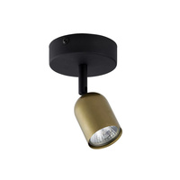TOP BLACK/GOLD Bodový reflektor černá/zlatá Moderní stropní svítidlo GU10 3301 TK Lighting