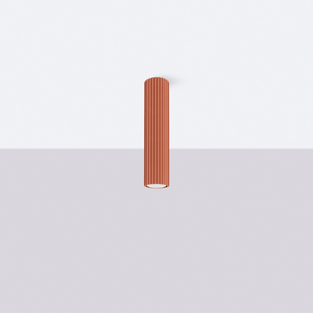 Bodové reflektorové stropní svítidlo Tuba GU10 Ochre Red Carbon Deep Space SL.1627 Sollux