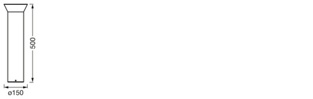 Zahradní sloupová lampa LED stojící svítidlo 10W 3000K Teplá bílá + RGB IP44 SMART+ WiFi Stmívatelné 50cm Eclipse Pathway LEDVANCE