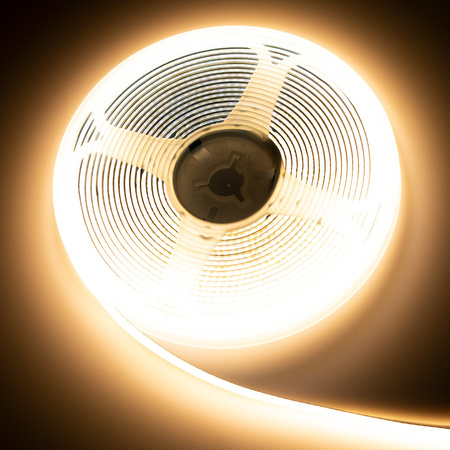 LED pásek COB, 12V 250W 9600LED NEON Teplá bílá 8mm 25m LUMILED