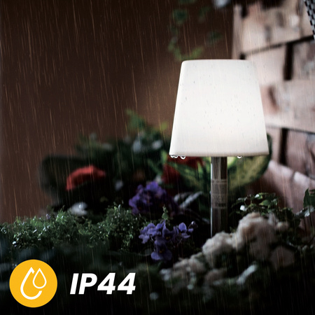 Solární zahradní LED lampa zapichovací dekorativní stojací venkovní svítidlo IP44