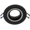 Halogenová Podhledové svítidlo GU10, Stálá Kulatá Černá TRIBUS LUMILED