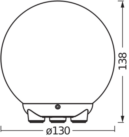 Inteligentní vnitřní světelná koule 2,5W 130lm RGB CCT USB stmívatelná bílá SMART+ WiFi Magic Ledvance