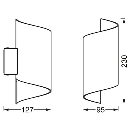 Nástěnné svítidlo SMART+ WIFI Chytré nástěnné svítidlo 12W ORBIS TWIST WHITE LEDVANCE