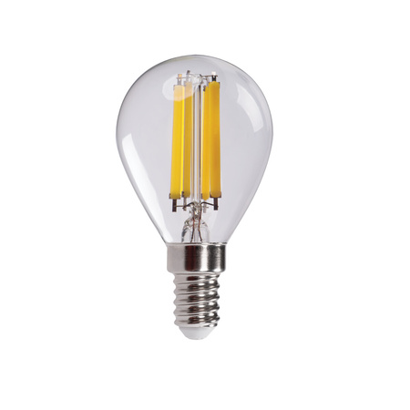 LED žárovka E14 Edison G45 3,8W = 60W 806lm 4000K neutrální bílá Clear XLEDEX Filament Kanlux