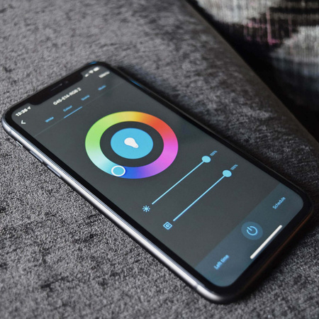 E27 ST64 Edison SMART WiFi LED žárovka 4.9W 280lm RGB + Teplá bílá TUYA Filament CALEX