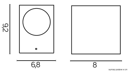 Venkovní zahradní fasádní svítidlo LED Mini 5001 DG GU10 Su-Ma