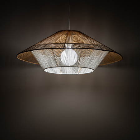 E27 Bílé skandinávské závěsné stropní svítidlo JAPANDI M 11157 Nowodvorski