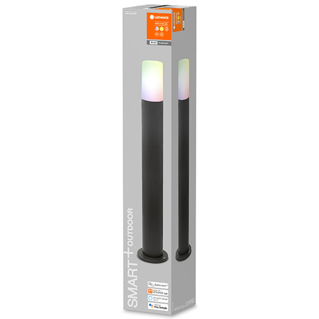 Inteligentní zahradní patník PIPE 80 cm SMART+ WiFi 10W 380lm RGB+W Ledvance