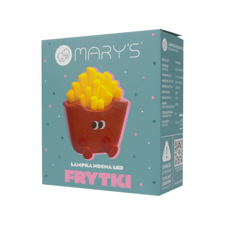 Dětské LED noční světlo 0,6W 1700K teplá bílá dobíjecí 1200mAh červené|žluté MARY'S FRIENDS