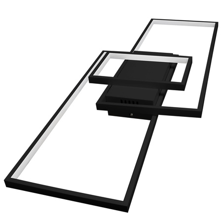 LED lustrová stropní lampa 90W CCT GALAXIS VELA černá + dálkové ovládání