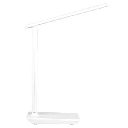 Stolní nastavitelné LED 5W 400lm 3000-4000-6500K CCT dobíjecí školní noční světlo stmívatelné vypínač bílý Kivo Masterled